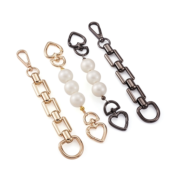 PandaHall Givenny-EU 4 Colors ABS Pearl & Alloy Bag Handles, with Zinc Alloy Heart Spring Gate Ring Clasps, Bag Straps Replacement...
PandaHall Givenny-EU 4 Colors ABS Pearl & Alloy Bag Handles, with Zinc Alloy Heart Spring Gate Ring Clasps, Bag Straps Replacement...