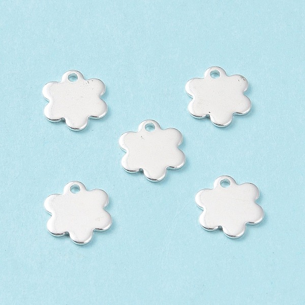 PandaHall 201 Stainless Steel Charms, Flower, Silver, 10x10x1mm, Hole: 1.6mm 201 Stainless Steel Flower
PandaHall 201 Stainless Steel Charms, Flower, Silver, 10x10x1mm, Hole: 1.6mm 201 Stainless Steel Flower