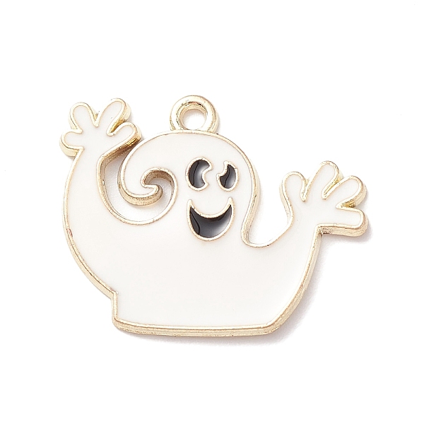PandaHall Halloween Alloy Enamel Pendants, Light Gold, Ghost Charm, White, 20.5x26x1.5mm, Hole: 1.6mm Alloy+Enamel Ghost White
PandaHall Halloween Alloy Enamel Pendants, Light Gold, Ghost Charm, White, 20.5x26x1.5mm, Hole: 1.6mm Alloy+Enamel Ghost White