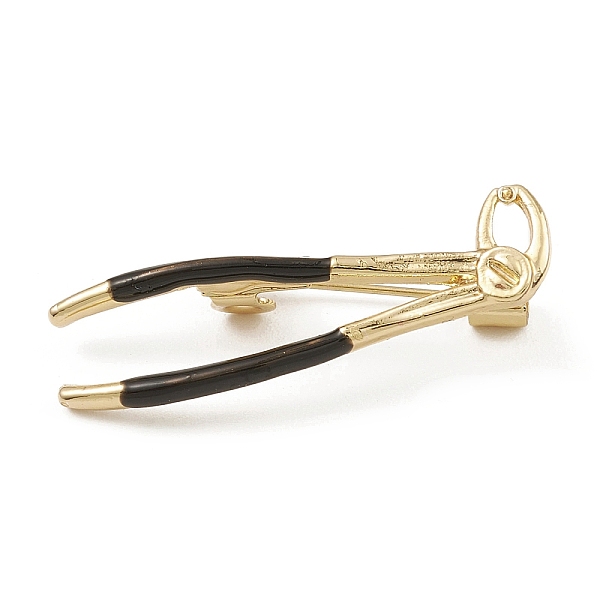 PandaHall Alloy Enamel Brooch Pin for Clothes Backpack, Pliers, Golden, 31.5x10.5x7mm Alloy+Enamel Tool
PandaHall Alloy Enamel Brooch Pin for Clothes Backpack, Pliers, Golden, 31.5x10.5x7mm Alloy+Enamel Tool