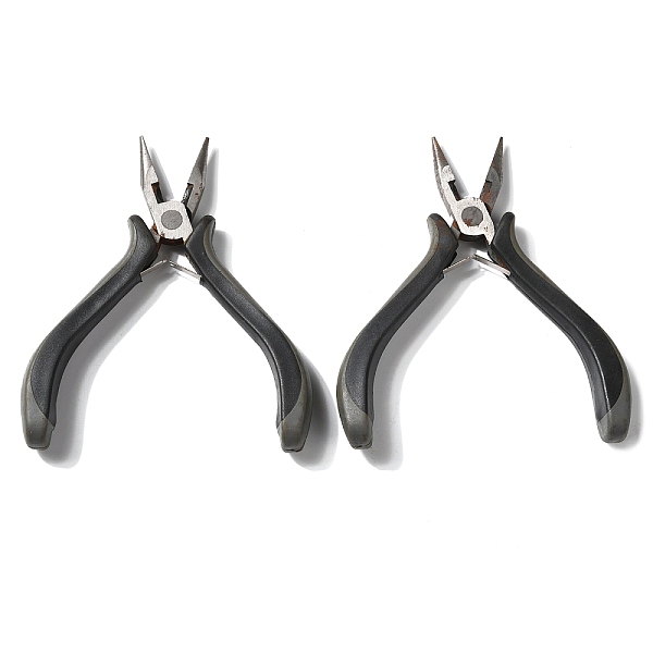 PandaHall (Defective Closeout Sale: Rusty) Iron Jewelry Needle Nose Pliers, Chain Nose Pliers, Wire Cutter, Black, 12.5x10x1.2cm Iron Black
PandaHall (Defective Closeout Sale: Rusty) Iron Jewelry Needle Nose Pliers, Chain Nose Pliers, Wire Cutter, Black, 12.5x10x1.2cm Iron Black