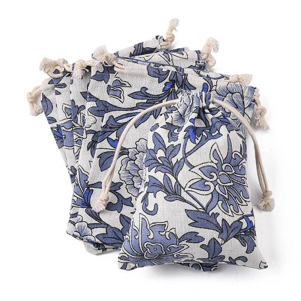 PandaHall Burlap Packing Pouches, Drawstring Bags, Slate Blue, 17.3~18.2x13~13.4cm Burlap Blue
PandaHall Burlap Packing Pouches, Drawstring Bags, Slate Blue, 17.3~18.2x13~13.4cm Burlap Blue
