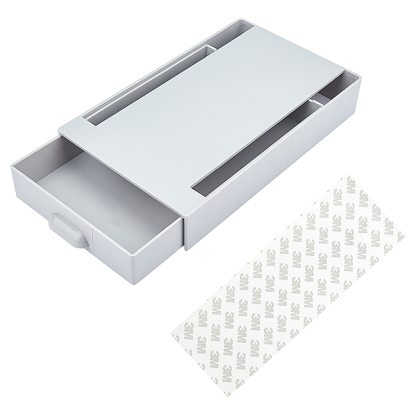 PandaHall PP Under Desk Storage, Desk Organizer Drawer, with Glue Stickers, for Office Home School, Self-Stick Expandable Drawer Tray..., Gray
PandaHall PP Under Desk Storage, Desk Organizer Drawer, with Glue Stickers, for Office Home School, Self-Stick Expandable Drawer Tray..., Gray