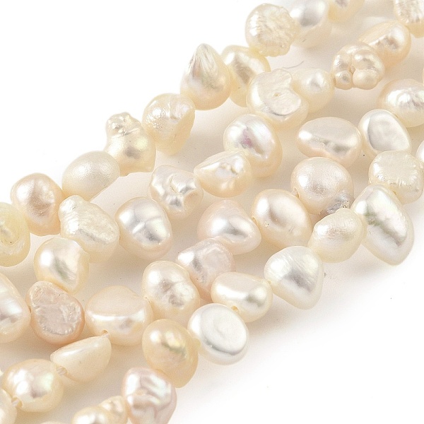 PandaHall Natural Cultured Freshwater Pearl Beads Strands, Top Drilled, Two Sides Polished, Old Lace, 5~6mm, Hole: 0.5mm, about 35pcs/strand...
PandaHall Natural Cultured Freshwater Pearl Beads Strands, Top Drilled, Two Sides Polished, Old Lace, 5~6mm, Hole: 0.5mm, about 35pcs/strand...
