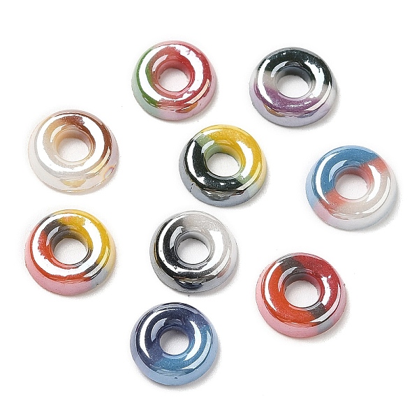 PandaHall Two Tone Glass Cabochons, Round Ring, Mixed Color, 10~10.5mmx2.5mm Glass Ring Multicolor
PandaHall Two Tone Glass Cabochons, Round Ring, Mixed Color, 10~10.5mmx2.5mm Glass Ring Multicolor