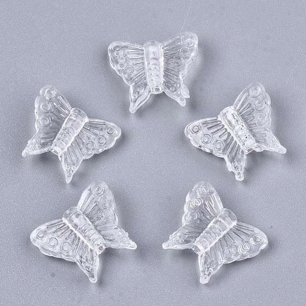 PandaHall Transparent Acrylic Beads, Butterfly, Clear, 13.5x15x5mm, Hole: 1.6mm Acrylic Butterfly Clear
PandaHall Transparent Acrylic Beads, Butterfly, Clear, 13.5x15x5mm, Hole: 1.6mm Acrylic Butterfly Clear