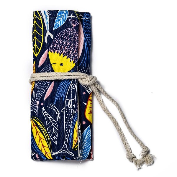 PandaHall Handmade Canvas Pencil Roll Wrap 12 Holes, Multiuse Roll Up Pencil Case, Pen Curtain, for Coloring Pencil Holder Organizer, Fish...
PandaHall Handmade Canvas Pencil Roll Wrap 12 Holes, Multiuse Roll Up Pencil Case, Pen Curtain, for Coloring Pencil Holder Organizer, Fish...