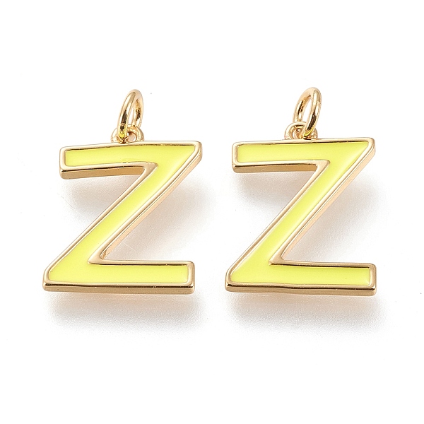 PandaHall Brass Enamel Pendants, with Jump Ring, Long-Lasting Plated, Real 18K Gold Plated, Letter.Z, Champagne Yellow, Letter.Z, Z...
PandaHall Brass Enamel Pendants, with Jump Ring, Long-Lasting Plated, Real 18K Gold Plated, Letter.Z, Champagne Yellow, Letter.Z, Z...