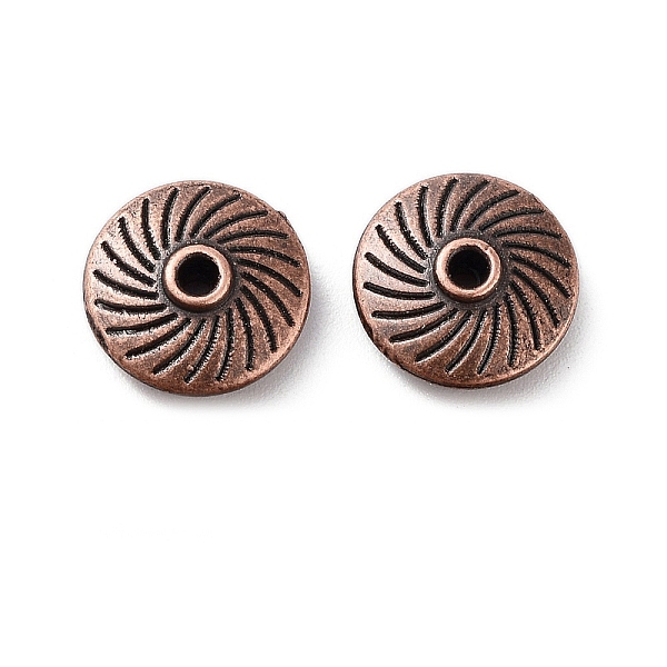 PandaHall Tibetan Style Alloy Beads, Cadmium Free & Lead Free, Flat Round, Red Copper, 11x4mm, Hole: 1.2mm Alloy Flat Round
PandaHall Tibetan Style Alloy Beads, Cadmium Free & Lead Free, Flat Round, Red Copper, 11x4mm, Hole: 1.2mm Alloy Flat Round
