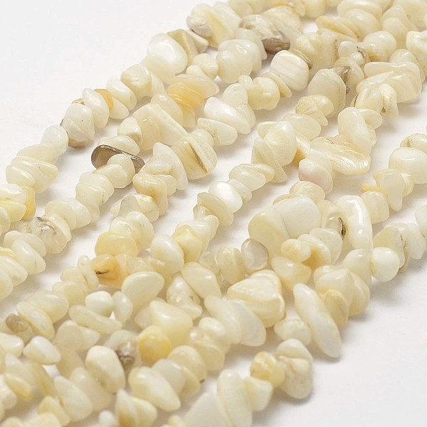 PandaHall Natural Shell Beads Strands, Chip, Light Yellow, 3~5x7~13x2~4mm, Hole: 0.4mm, about 31.5 inch(80cm) Other Sea Shell Chip Yellow
PandaHall Natural Shell Beads Strands, Chip, Light Yellow, 3~5x7~13x2~4mm, Hole: 0.4mm, about 31.5 inch(80cm) Other Sea Shell Chip Yellow
