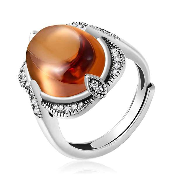 PandaHall Cubic Zirconia Oval Adjustable Ring, Antique Silver Plated 925 Sterling Silver Promise Ring for Women, Champagne Gold, US Size 6...
PandaHall Cubic Zirconia Oval Adjustable Ring, Antique Silver Plated 925 Sterling Silver Promise Ring for Women, Champagne Gold, US Size 6...