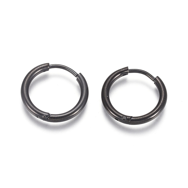 PandaHall 304 Stainless Steel Huggie Hoop Earrings, Hypoallergenic Earrings, with 316 Surgical Stainless Steel Pin, Electrophoresis Black...
PandaHall 304 Stainless Steel Huggie Hoop Earrings, Hypoallergenic Earrings, with 316 Surgical Stainless Steel Pin, Electrophoresis Black...
