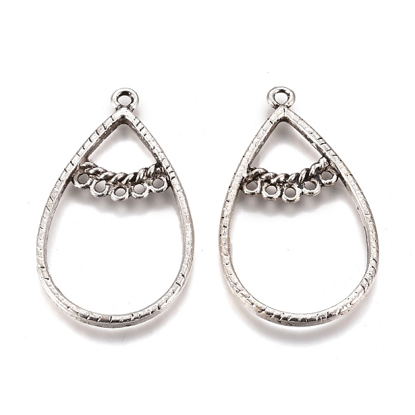 PandaHall Tibetan Style Alloy Chandelier Components Links, Lead Free & Cadmium Free, Teardrop, Antique Silver, 41.5x24x2.5mm, Hole: 1.5mm...
PandaHall Tibetan Style Alloy Chandelier Components Links, Lead Free & Cadmium Free, Teardrop, Antique Silver, 41.5x24x2.5mm, Hole: 1.5mm...