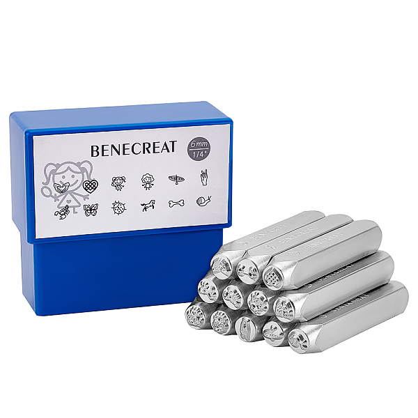 PandaHall BENECREAT Iron Stamps Seal, for Imprinting Metal, Plastic, Wood, Leather, Platinum, Animal Pattern, 65.5x10mm, Pattern: 6mm...
PandaHall BENECREAT Iron Stamps Seal, for Imprinting Metal, Plastic, Wood, Leather, Platinum, Animal Pattern, 65.5x10mm, Pattern: 6mm...
