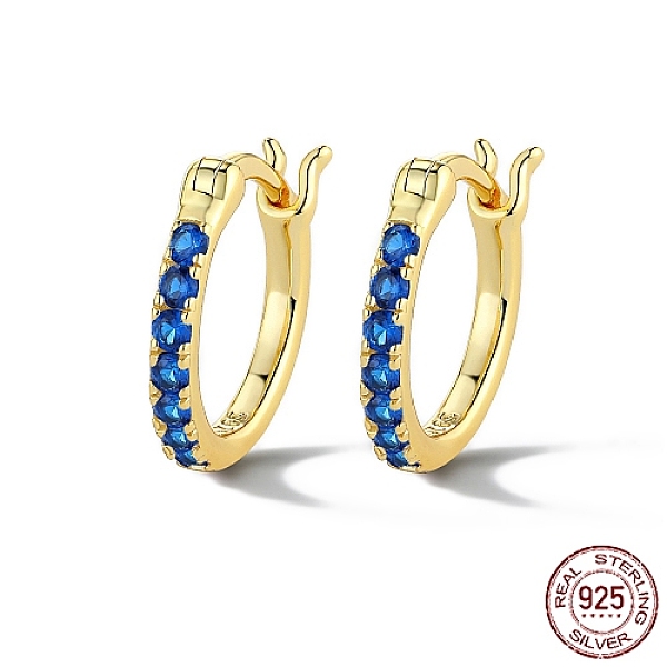 PandaHall 925 Sterling Silver Hoop Earring for Women, Real 18K Gold Plated, Blue, 12mm Sterling Silver Ring Blue
PandaHall 925 Sterling Silver Hoop Earring for Women, Real 18K Gold Plated, Blue, 12mm Sterling Silver Ring Blue