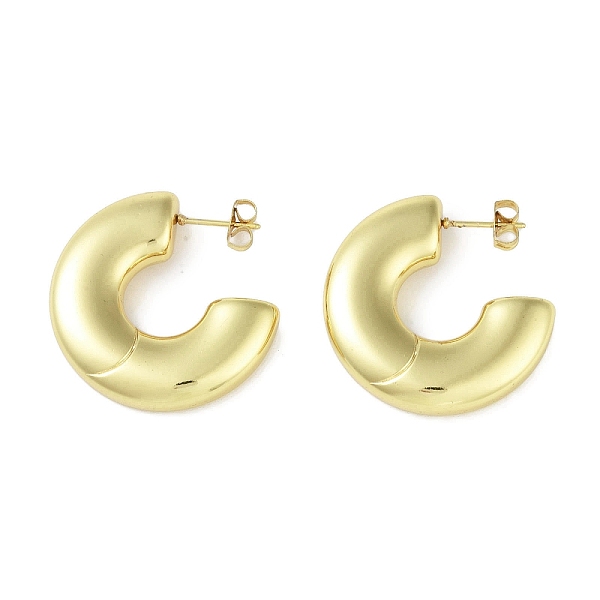 PandaHall Ion Plating(IP) 304 Stainless Steel Stud Earrings for Women, Toroidal, Real 18K Gold Plated, 31x8mm 304 Stainless Steel Others
PandaHall Ion Plating(IP) 304 Stainless Steel Stud Earrings for Women, Toroidal, Real 18K Gold Plated, 31x8mm 304 Stainless Steel Others
