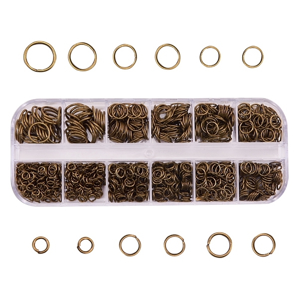 PandaHall 1 Box Iron Jump Rings, Open Jump Rings, Nickel Free, Antique Bronze, 18~21 Gauge, 4~10x0.7~1mm, Inner Diameter: about...
PandaHall 1 Box Iron Jump Rings, Open Jump Rings, Nickel Free, Antique Bronze, 18~21 Gauge, 4~10x0.7~1mm, Inner Diameter: about...