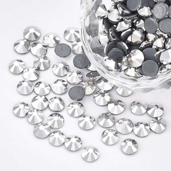 PandaHall Hotfix Rhinestone, Glass Rhinestone Flat Back Cabochons, Half Round, Jet Metallic Silver, SS20, 4.6~4.8x2mmk, about 1440pcs/bag..., Black
PandaHall Hotfix Rhinestone, Glass Rhinestone Flat Back Cabochons, Half Round, Jet Metallic Silver, SS20, 4.6~4.8x2mmk, about 1440pcs/bag..., Black
