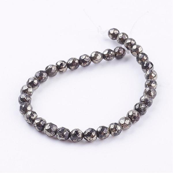 PandaHall Natural Pyrite Beads Strands, Round, Faceted, 10mm, Hole: 1mm, about 20pcs/strand, 8 inch Pyrite Round
PandaHall Natural Pyrite Beads Strands, Round, Faceted, 10mm, Hole: 1mm, about 20pcs/strand, 8 inch Pyrite Round