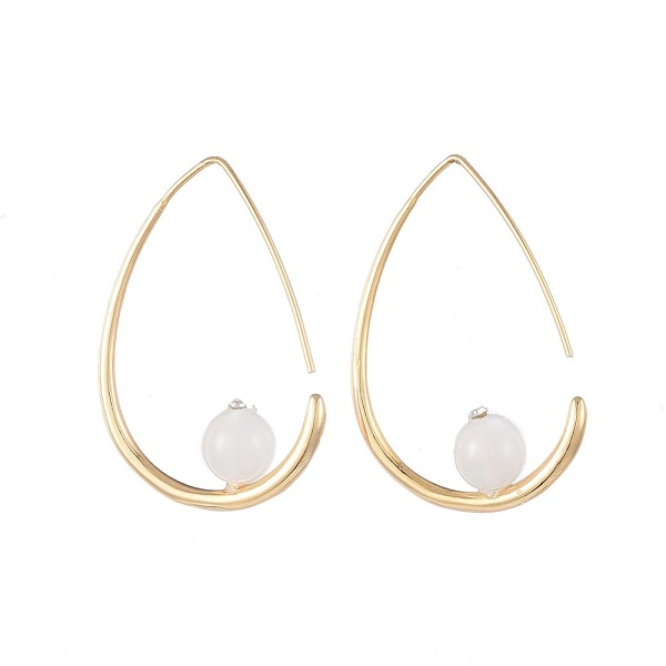 PandaHall Natural White Moonstone Dangle Earrings, with Rhinestone, Brass Earring Hook and Cardboard Jewelry Set Boxes, Teardrop, Real 18K...
PandaHall Natural White Moonstone Dangle Earrings, with Rhinestone, Brass Earring Hook and Cardboard Jewelry Set Boxes, Teardrop, Real 18K...