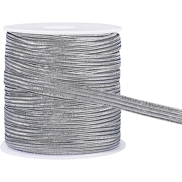 PandaHall BENECREAT 25m Glitter Metallic Elastic Strap 6mm Silver Flat Nylon Elastic Cords for Bowknot Making, Garment Accessory Sewing...
PandaHall BENECREAT 25m Glitter Metallic Elastic Strap 6mm Silver Flat Nylon Elastic Cords for Bowknot Making, Garment Accessory Sewing...