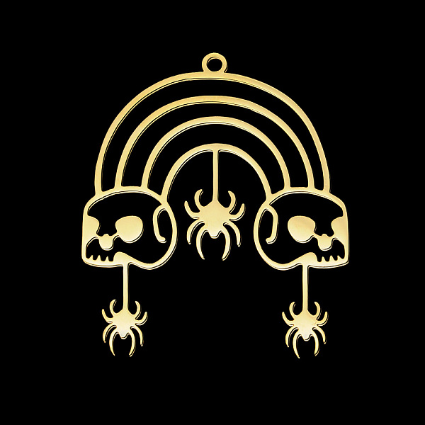 PandaHall Vacuum Plating 201 Stainless Steel Pendants, Laser Cut, Spider, Golden, 36x30x1mm, Hole: 1.5mm 201 Stainless Steel Spider
PandaHall Vacuum Plating 201 Stainless Steel Pendants, Laser Cut, Spider, Golden, 36x30x1mm, Hole: 1.5mm 201 Stainless Steel Spider