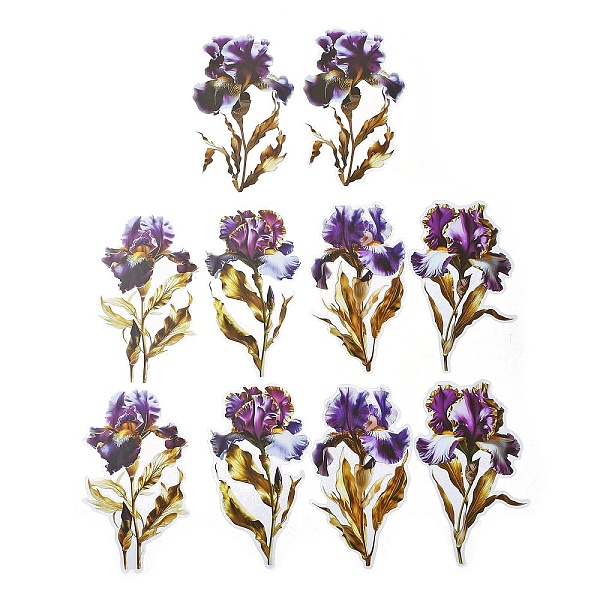 PandaHall 10Pcs 5 Styles Flower PET Waterproof Stickers, Floral Self-Adhesive Decals for DIY Scrapbooking, Photo Album Decoration, Purple...
PandaHall 10Pcs 5 Styles Flower PET Waterproof Stickers, Floral Self-Adhesive Decals for DIY Scrapbooking, Photo Album Decoration, Purple...