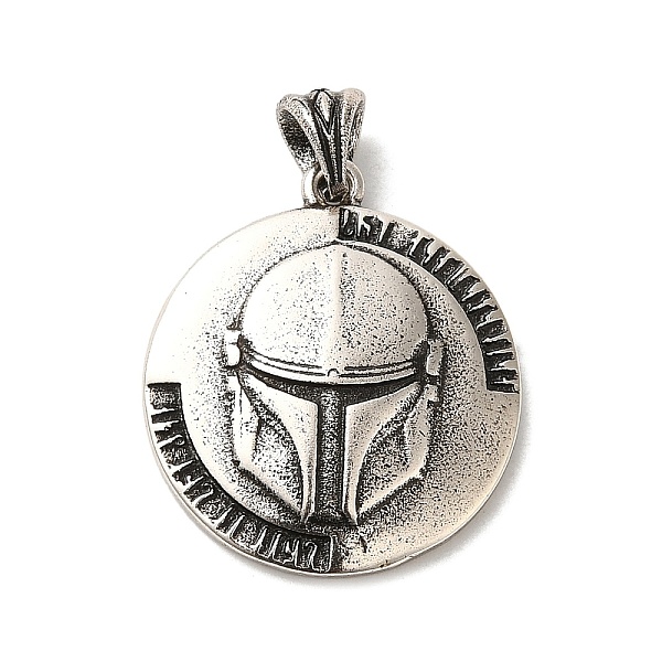 PandaHall Brass Pendants, Long-Lasting Plated, Cadmium Free & Lead Free, Flat Round with Helmet Charm, Antique Silver, 22x20x3mm, Hole...
PandaHall Brass Pendants, Long-Lasting Plated, Cadmium Free & Lead Free, Flat Round with Helmet Charm, Antique Silver, 22x20x3mm, Hole...