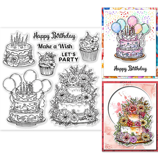 PandaHall GLOBLELAND Birthday Cake Clear Stamps for DIY Scrapbooking Happy Birthday Silicone Stamp Seals Cupcake Transparent Stamps for...
PandaHall GLOBLELAND Birthday Cake Clear Stamps for DIY Scrapbooking Happy Birthday Silicone Stamp Seals Cupcake Transparent Stamps for...