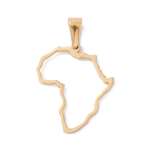 PandaHall Vacuum Plating 304 Stainless Steel Pendants, Laser Cut, Hollow, Africa Map Charms, Golden, 25x21x1mm, Hole: 3.5x6.5mm 304...
PandaHall Vacuum Plating 304 Stainless Steel Pendants, Laser Cut, Hollow, Africa Map Charms, Golden, 25x21x1mm, Hole: 3.5x6.5mm 304...