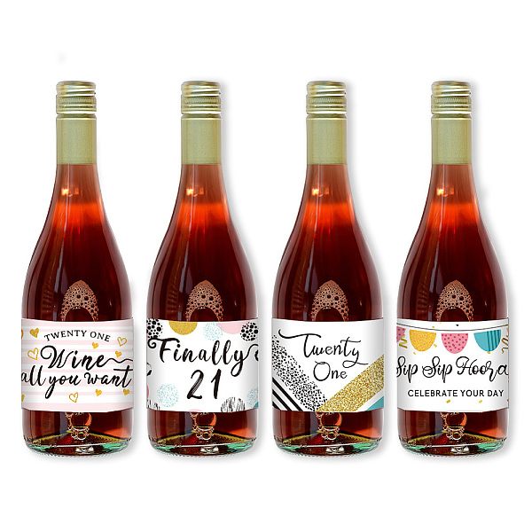 PandaHall 4 Sheets Heart Theme Coated Paper Adhesive Sticker, Wine Bottle Adhesive Label, Rectangle, Word, 90x50mm Paper Word
PandaHall 4 Sheets Heart Theme Coated Paper Adhesive Sticker, Wine Bottle Adhesive Label, Rectangle, Word, 90x50mm Paper Word