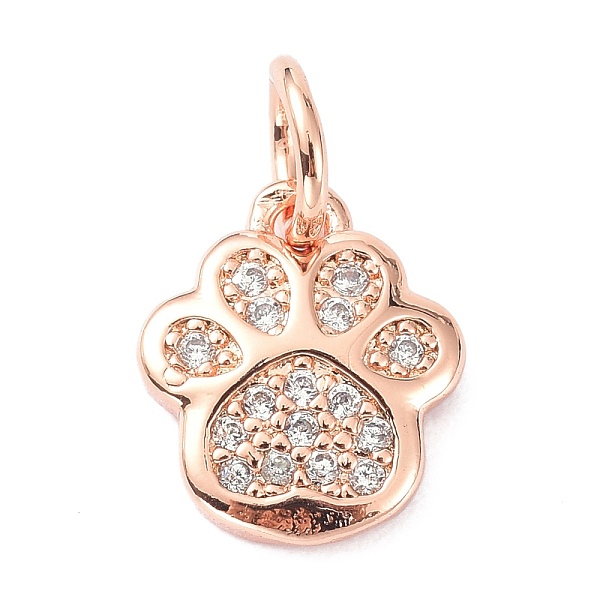 PandaHall Brass Micro Pave Cubic Zirconia Charms, with Jump Ring, Long-Lasting Plated, Lead Free & Cadmium Free, Footprint, Real Rose Gold..., Clear
PandaHall Brass Micro Pave Cubic Zirconia Charms, with Jump Ring, Long-Lasting Plated, Lead Free & Cadmium Free, Footprint, Real Rose Gold..., Clear