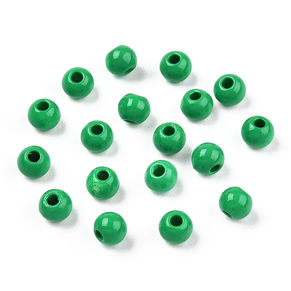 PandaHall Spray Painted Alloy Beads, Round, Sea Green, 4x3mm, Hole: 1.2mm Alloy Round
PandaHall Spray Painted Alloy Beads, Round, Sea Green, 4x3mm, Hole: 1.2mm Alloy Round