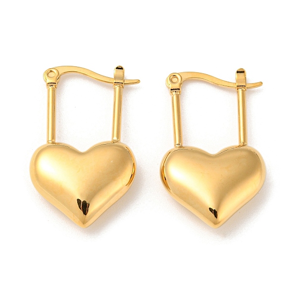 PandaHall 304 Stainless Steel Hoop Earrings, Heart, Golden, 28x17mm 304 Stainless Steel Heart
PandaHall 304 Stainless Steel Hoop Earrings, Heart, Golden, 28x17mm 304 Stainless Steel Heart