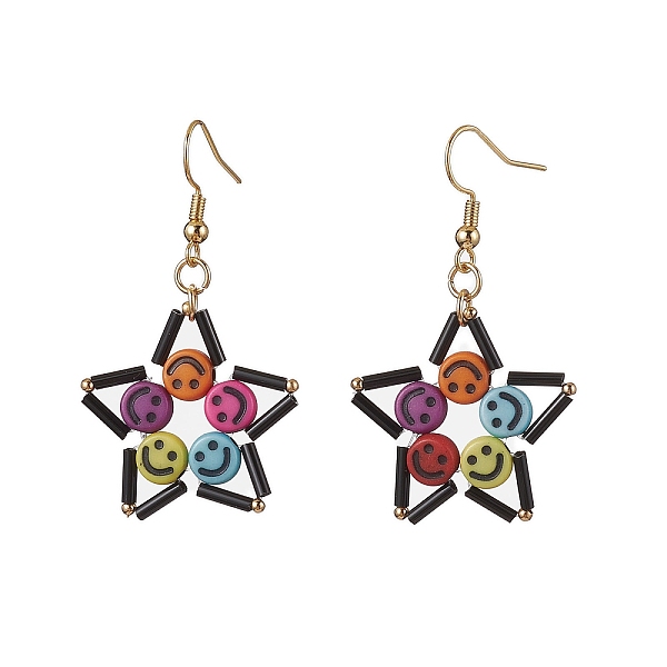 PandaHall Acrylic Earrings, with Brass Earring Hooks, Jewely for Women, Star, 47x28mm Acrylic Star
PandaHall Acrylic Earrings, with Brass Earring Hooks, Jewely for Women, Star, 47x28mm Acrylic Star