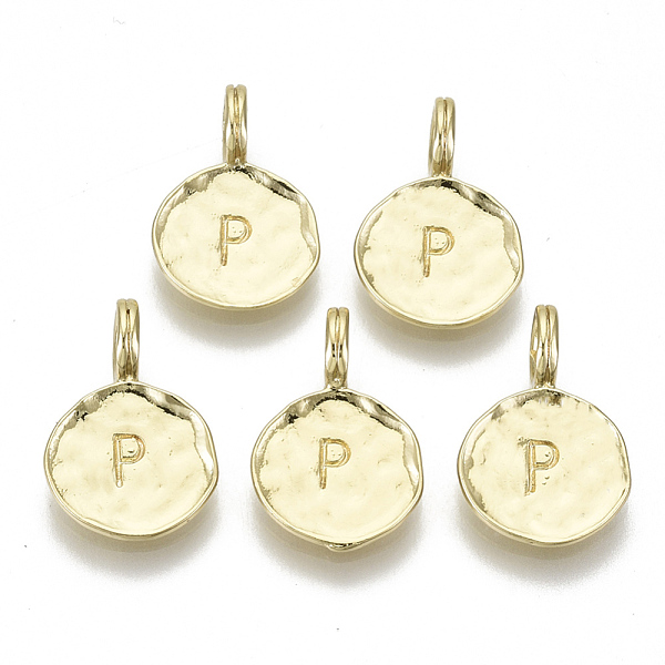 PandaHall Alloy Pendants, Cadmium Free & Nickel Free & Lead Free, Flat Round with Letter, Real 18K Gold Plated, Letter.P, 17x11.5x1.5mm...
PandaHall Alloy Pendants, Cadmium Free & Nickel Free & Lead Free, Flat Round with Letter, Real 18K Gold Plated, Letter.P, 17x11.5x1.5mm...