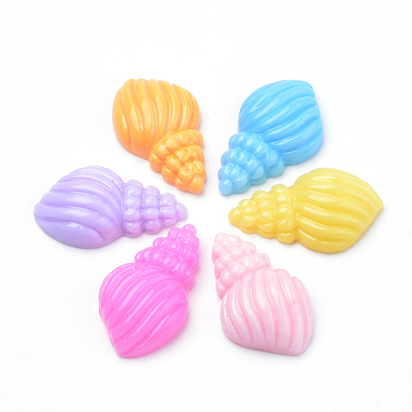 PandaHall Resin Cabochons, Spiral Shell Shape, Mixed Color, 30x18x7mm Resin Shell Shape Multicolor
PandaHall Resin Cabochons, Spiral Shell Shape, Mixed Color, 30x18x7mm Resin Shell Shape Multicolor