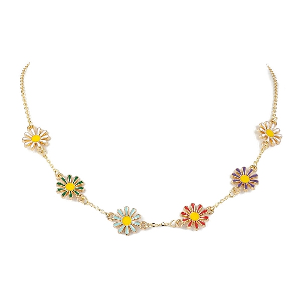 PandaHall Alloy Enamel Flower Links Chain Necklaces for Women, Brass Cable Chain Necklaces, Golden, 17.24 inch(438mm) Brass Flower
PandaHall Alloy Enamel Flower Links Chain Necklaces for Women, Brass Cable Chain Necklaces, Golden, 17.24 inch(438mm) Brass Flower