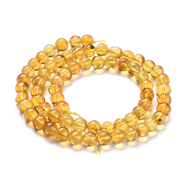 PandaHall Natural Amber Beads Strands, Round, 6~7mm, Hole: 0.6mm, about 66pcs/Strand, 15.75 inch(40cm) Amber Round
PandaHall Natural Amber Beads Strands, Round, 6~7mm, Hole: 0.6mm, about 66pcs/Strand, 15.75 inch(40cm) Amber Round