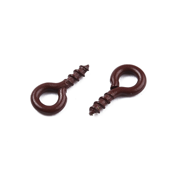 PandaHall Spray Painted Iron Screw Eye Pin Peg Bails, For Half Drilled Beads, Cadmium Free & Nickel Free & Lead Free, Coconut Brown, 8x4x1mm...
PandaHall Spray Painted Iron Screw Eye Pin Peg Bails, For Half Drilled Beads, Cadmium Free & Nickel Free & Lead Free, Coconut Brown, 8x4x1mm...