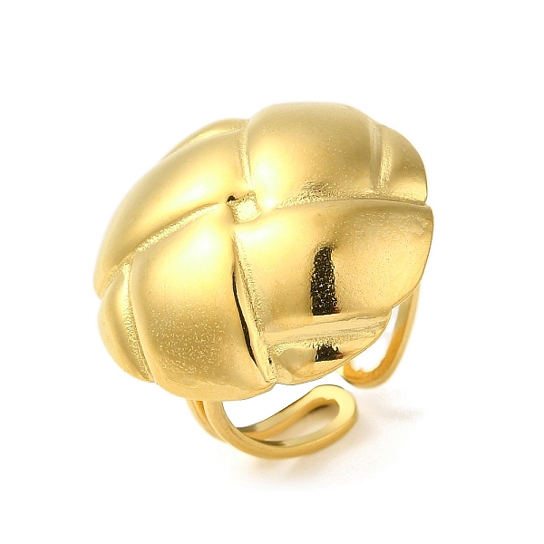 PandaHall Ion Plating(IP) 304 Stainless Steel Flower Open Cuff Ring for Women, Real 18K Gold Plated, Adjustable 304 Stainless Steel Flower
PandaHall Ion Plating(IP) 304 Stainless Steel Flower Open Cuff Ring for Women, Real 18K Gold Plated, Adjustable 304 Stainless Steel Flower