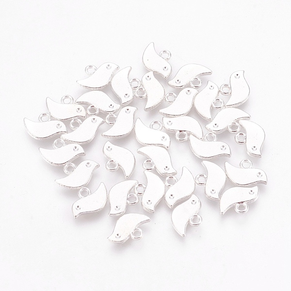 PandaHall Tibetan Style Alloy Charms, Cadmium Free & Lead Free, Bird, Silver Color Plated, 7x11x1mm, Hole: 1mm Alloy Bird
PandaHall Tibetan Style Alloy Charms, Cadmium Free & Lead Free, Bird, Silver Color Plated, 7x11x1mm, Hole: 1mm Alloy Bird