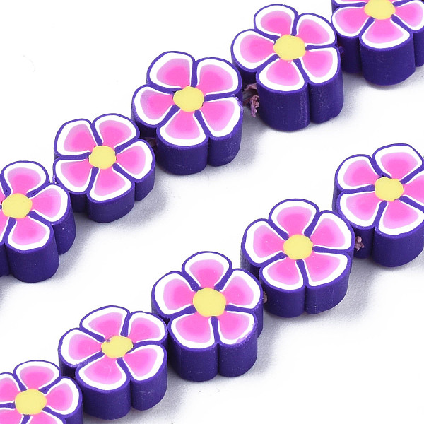 PandaHall Handmade Polymer Clay Bead Strands, Flower, Violet, 8~10x8~11x4~5mm, Hole: 1.6mm, about 38~40pcs/strand, 12.99 inch~14.37 inch..., Purple
PandaHall Handmade Polymer Clay Bead Strands, Flower, Violet, 8~10x8~11x4~5mm, Hole: 1.6mm, about 38~40pcs/strand, 12.99 inch~14.37 inch..., Purple