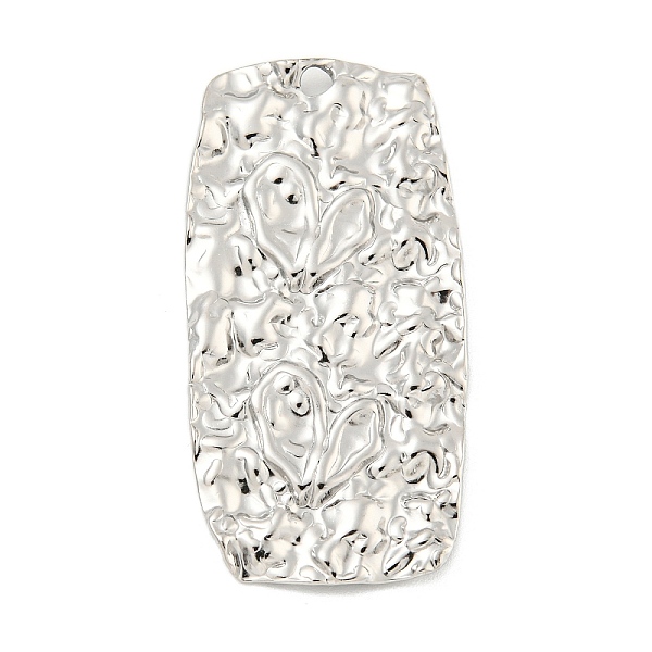 PandaHall 304 Stainless Steel Pendants, Textured, Rectangle Charm, Stainless Steel Color, 45x22x2mm, Hole: 2mm 304 Stainless Steel Rectangle
PandaHall 304 Stainless Steel Pendants, Textured, Rectangle Charm, Stainless Steel Color, 45x22x2mm, Hole: 2mm 304 Stainless Steel Rectangle