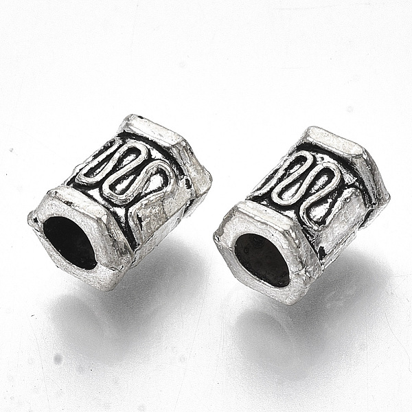 PandaHall Tibetan Style Alloy European Beads, Large Hole Beads, Cadmium Free & Lead Free, Column with Pattern, Antique Silver, 9.5x7mm, Hole...
PandaHall Tibetan Style Alloy European Beads, Large Hole Beads, Cadmium Free & Lead Free, Column with Pattern, Antique Silver, 9.5x7mm, Hole...