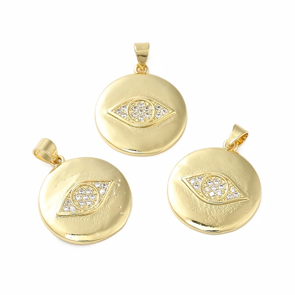 PandaHall Rack Plating Brass Micro Pave Cubic Zirconia Pendants, Real 18K Gold Plated, Long-Lasting Plated, Lead Free & Cadmium Free, Flat..., Clear
PandaHall Rack Plating Brass Micro Pave Cubic Zirconia Pendants, Real 18K Gold Plated, Long-Lasting Plated, Lead Free & Cadmium Free, Flat..., Clear