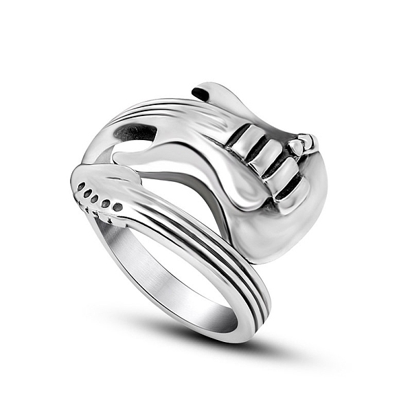 PandaHall Titanium Steel Rings, Guitar, Antique Silver, US Size 10(19.8mm) Titanium Steel Guitar
PandaHall Titanium Steel Rings, Guitar, Antique Silver, US Size 10(19.8mm) Titanium Steel Guitar