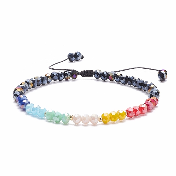 PandaHall Bling Glass Braided Bead Bracelet for Women, Colorful, Inner Diameter: 2-1/8 ~3-1/4inch(5.4~8.4cm) Glass
PandaHall Bling Glass Braided Bead Bracelet for Women, Colorful, Inner Diameter: 2-1/8 ~3-1/4inch(5.4~8.4cm) Glass
