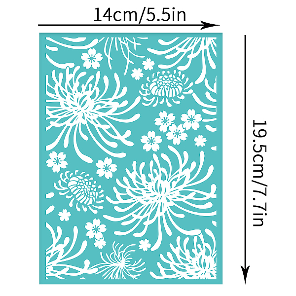 PandaHall OLYCRAFT 2pcs Self-Adhesive Silk Screen Stencils Chrysanthemum Pattern Silk Screen Printing Stencil Reusable Mesh Stencils..., Green
PandaHall OLYCRAFT 2pcs Self-Adhesive Silk Screen Stencils Chrysanthemum Pattern Silk Screen Printing Stencil Reusable Mesh Stencils..., Green