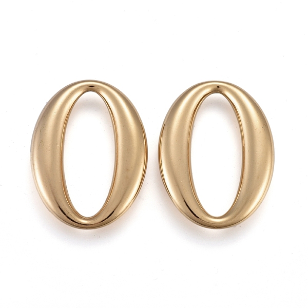 PandaHall 304 Stainless Steel Linking Rings, Oval, Golden, 31x23.5x4.5mm, Inner Diameter: 10x26mm 304 Stainless Steel Oval
PandaHall 304 Stainless Steel Linking Rings, Oval, Golden, 31x23.5x4.5mm, Inner Diameter: 10x26mm 304 Stainless Steel Oval
